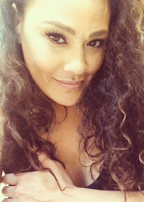 Tamina Snuka as seen in a selfie taken in Brussels, Belgium in May 2019