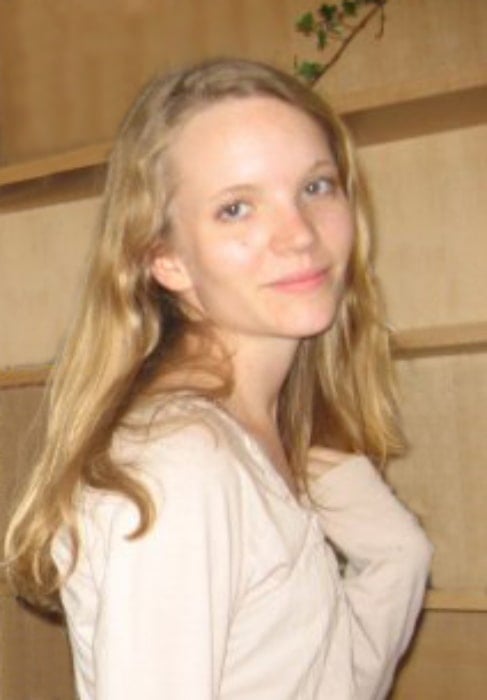Tamzin Merchant as seen while smiling in a picture