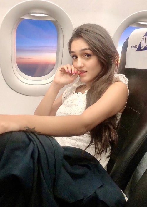 Tanya Sharma as seen in a picture taken while in flight to Bangkok, Thailand in December 2019