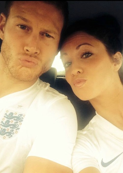 Tom Hopper and Laura Hopper in a selfie in June 2018