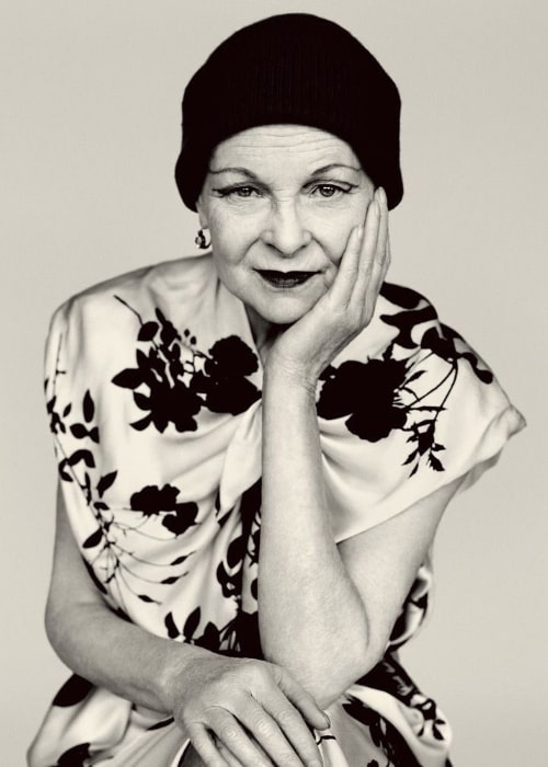 Vivienne Westwood as seen while posing for the camera