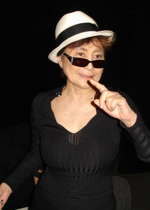 Yoko Ono as seen at the Museum of Contemporary Art of the University of São Paulo, Brazil