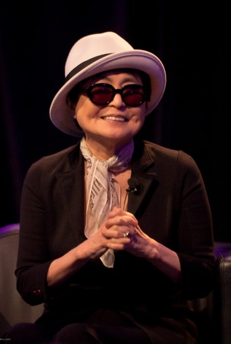 Yoko Ono as seen during an interview at SXSW in Austin, Texas in March 2011
