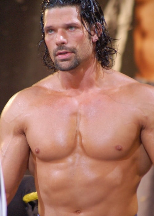 Adam Rose as seen in a picture taken at the Florida Championship Wrestling studio in Tampa on February 11, 2017