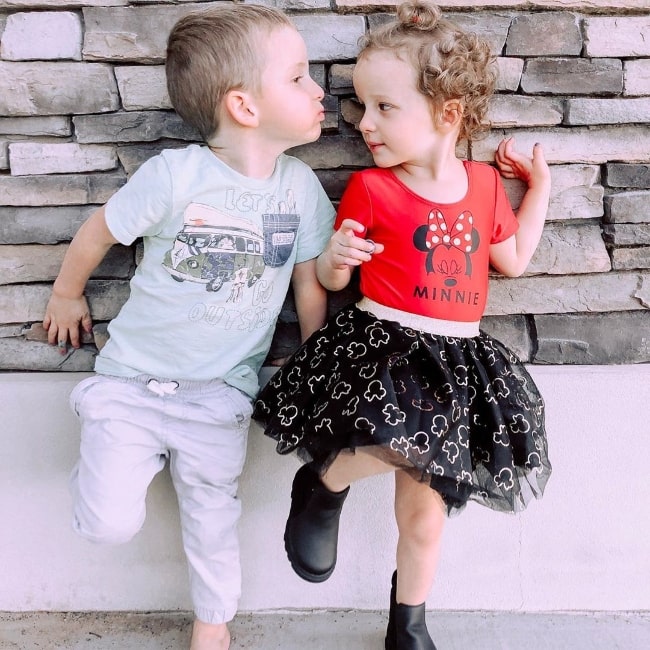 Alaya Morales as seen in a picture along with her brother Levi Morales in September 2019