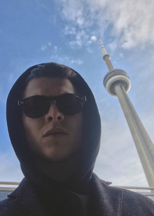 Alex Høgh Andersen in a selfie in November 2018