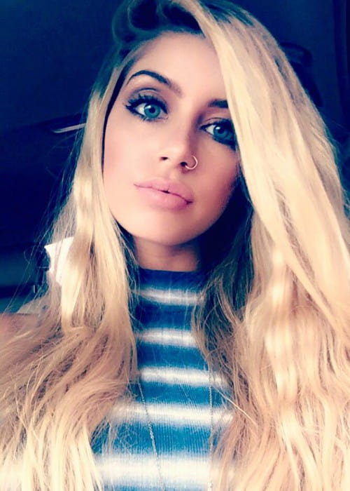 Allie DeBerry in a selfie as seen in August 2016