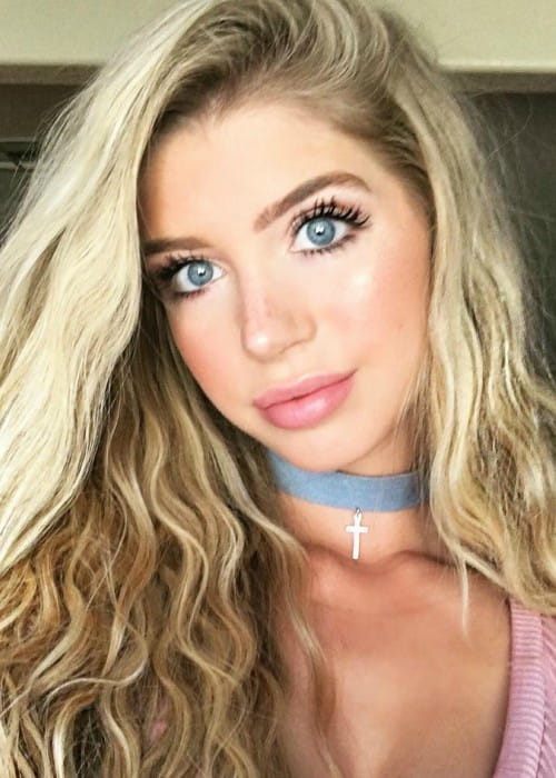 Allie DeBerry in an Instagram selfie as seen in March 2017