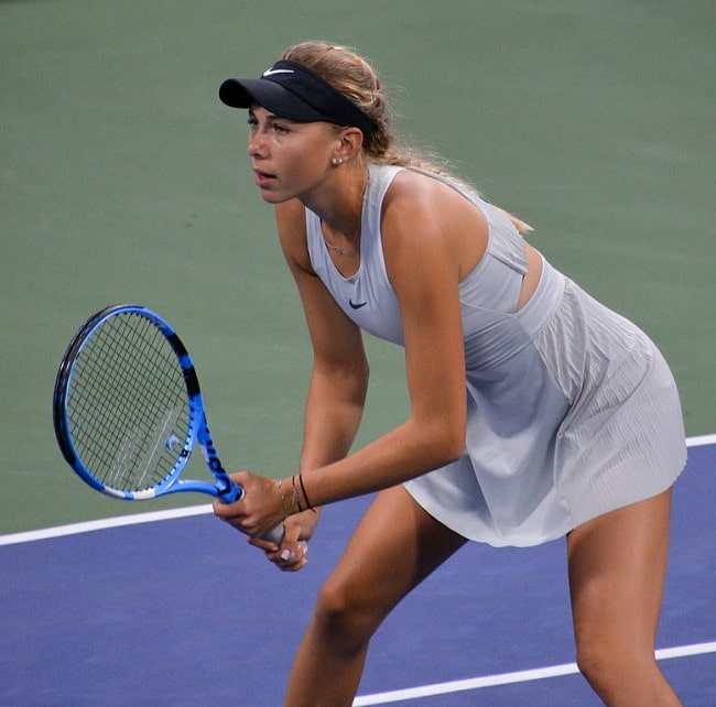 Amanda Anisimova as seen in September 2018