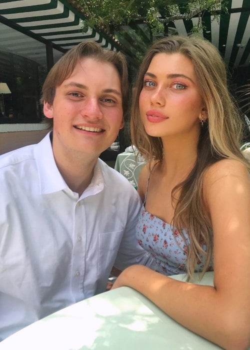 Amélie Zilber as seen in a picture taken with her brother Eman Zilber in June 2019