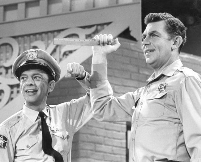 Andy Griffith (Right) and Don Knotts from a Jim Nabors television special