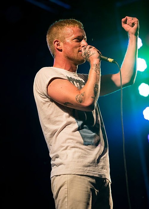 Astronautalis during a performance as seen in July 2017