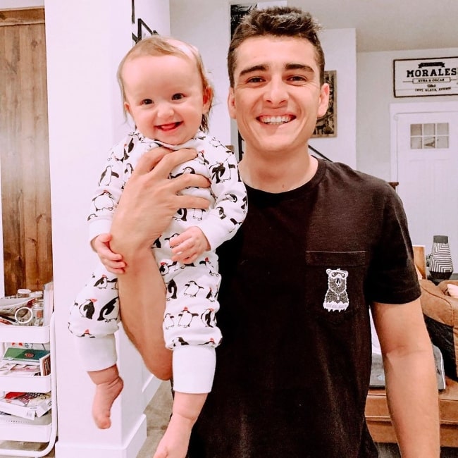 Averie Ann Morales as seen while smiling in a picture while being held by her father in September 2019