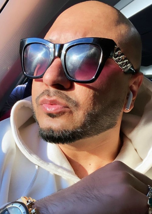 B Praak in an Instagram selfie as seen in December 2019