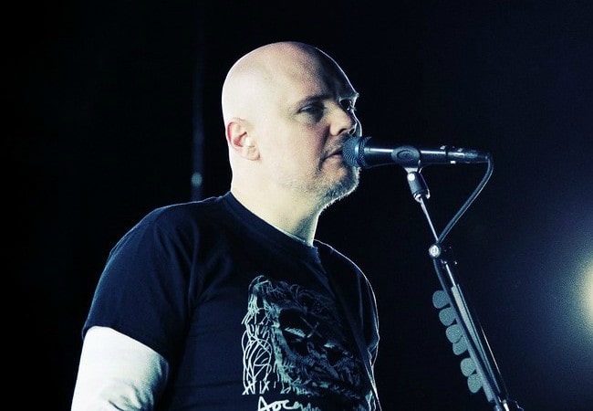 Billy Corgan during a performance as seen in October 2012