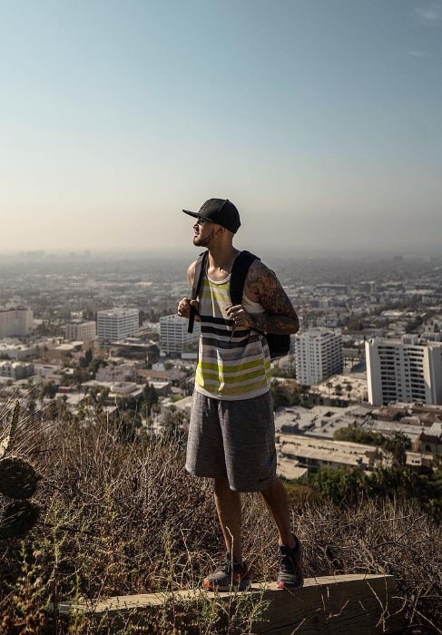 Billy Crawford as seen in a picture at Runyon Canyon Park in Los Angeles, California, United States in August 2018