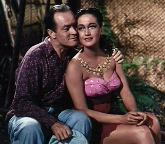 Bob Hope and Dorothy Lamour as seen in 1952