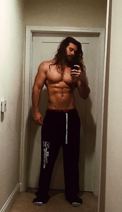 Brock O'Hurn in an Instagram selfie taken in 2017