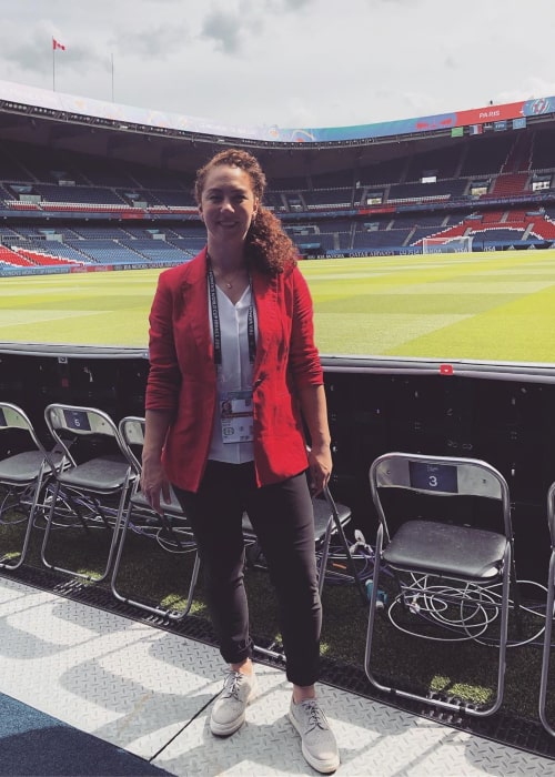 Carmelina Moscato at the Parc des Princes stadium in Paris during the 2019 FIFA Women's World Cup