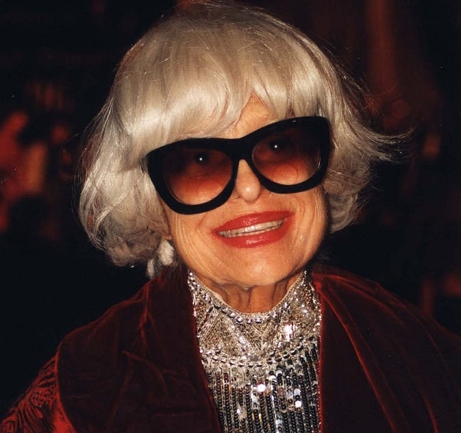 Carol Channing as seen during an event in Washington, D.C., United States in May 1996