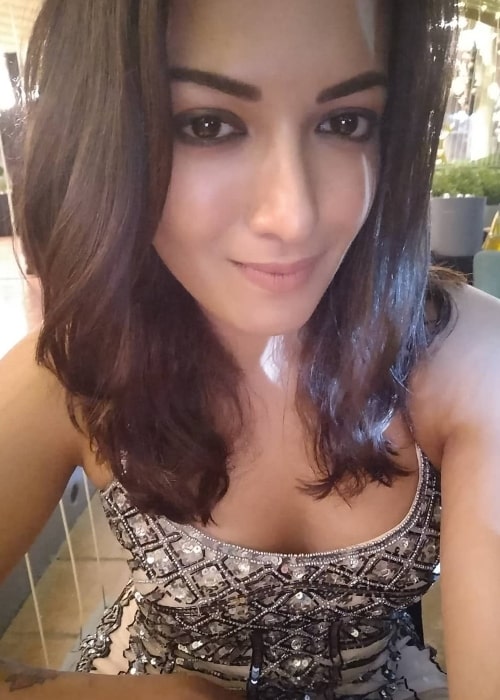 Catherine Tresa as seen in April 2018