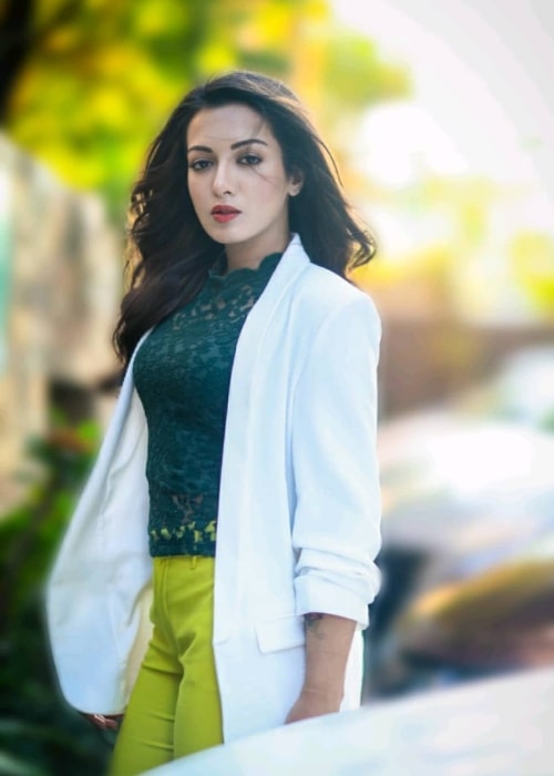 Catherine Tresa as seen in February 2019