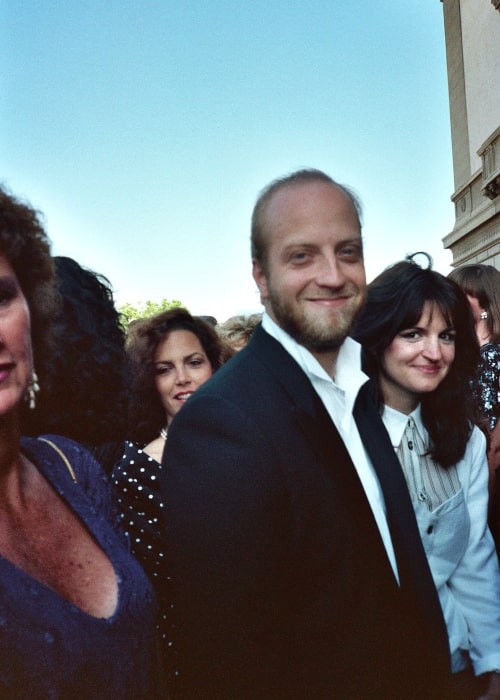 Chris Elliott as seen in a picture taken with his wife Paula Niedert at the September 1989 Emmy Awards event