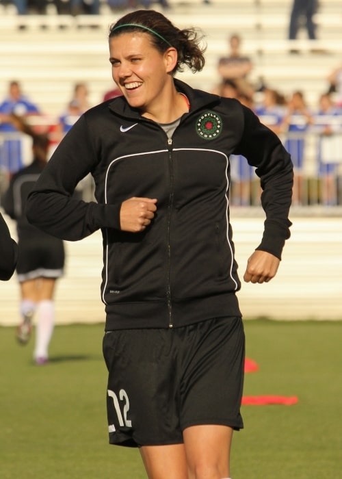 Christine Sinclair as seen in a picture taken on June 4, 2013