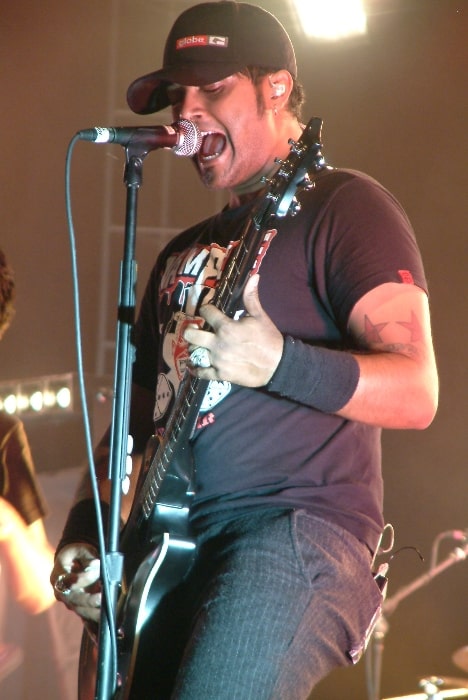 Dave Baksh as seen while performing at 2003 Ottawa Bluesfest in downtown Ottawa, Ontario, Canada