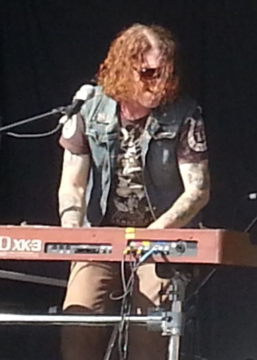 Dizzy Reed as seen while performing at Uproar Festival 2013