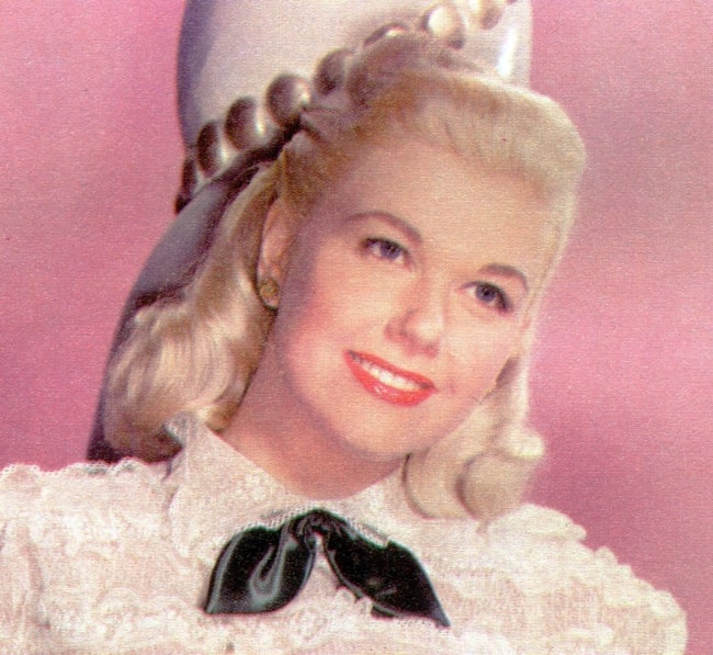 Doris Day as seen during her younger days