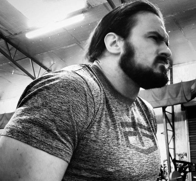 Drew McIntyre in an Instagram post as seen in March 2018