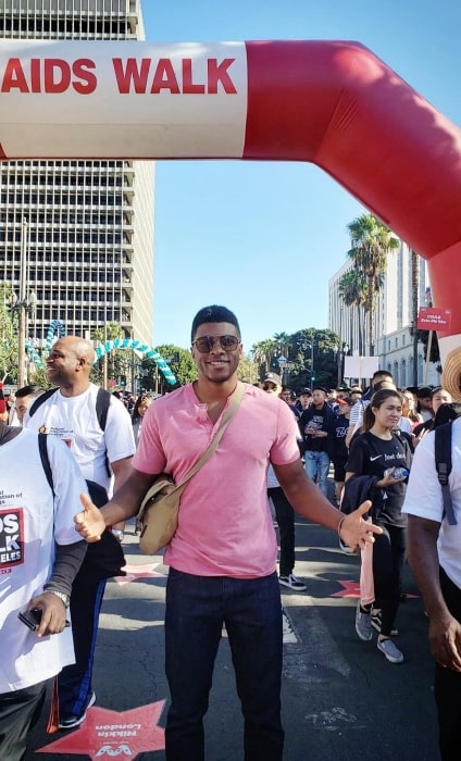 Eli Goree as seen at AIDS Walk LA 2019 in Los Angeles, California, United States in October 2019