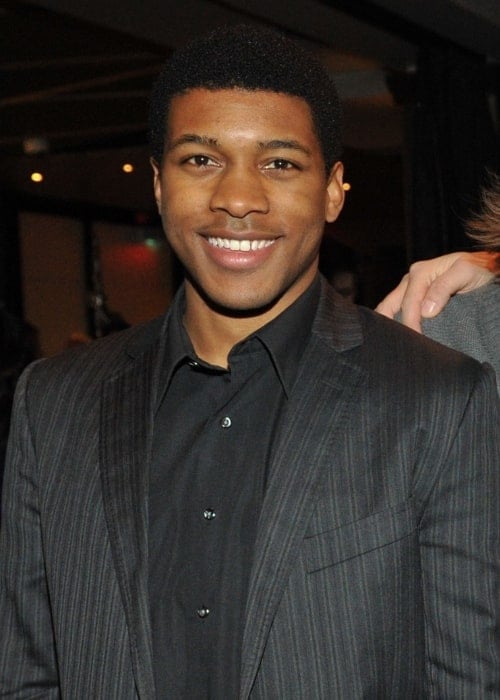 Eli Goree as seen while smiling in a picture taken at the Canadian Film Centre in February 2011
