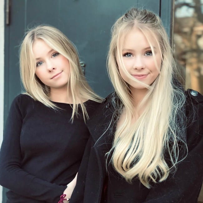 Elle Cryssanthander with her sister Iza Cryssanthander as seen in February 2020