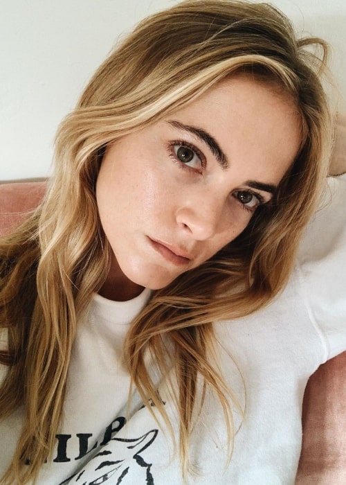 Emily Wickersham as seen in a selfie taken in January 2019