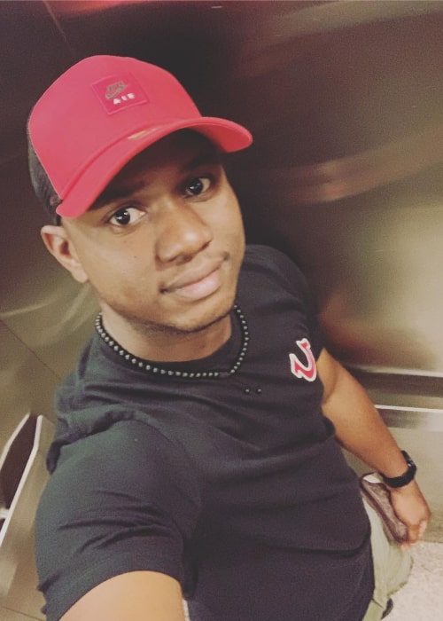 Evin Lewis in an Instagram Selfie, as seen in August 2019