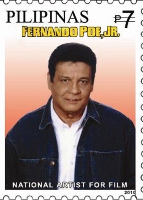 Fernando Poe Jr. in a 2010 postage stamp