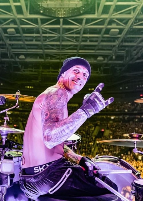 Frank Zummo as seen in a picture taken during a live concert at the Lotto Arena in January 2019