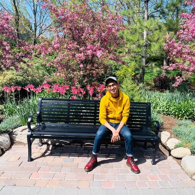 Frankie A. Rodriguez as seen while smiling in a picture taken at Ashton Gardens at Thanksgiving Point in Utah, United States in May 2019
