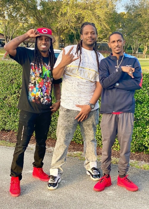 From Left to Right - Don Panton, Jamie Mcintosh, and Duce T da Water God as seen in February 2020