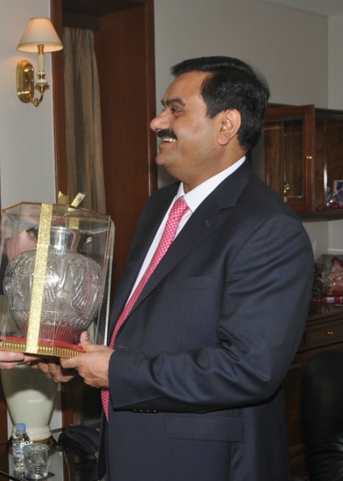 Gautam Adani at Adani House in Ahmedabad in January 2012