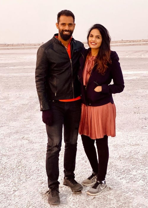 Hanuma Vihari and Preethiraj Yeruva as seen on Valentine's Day in 2020