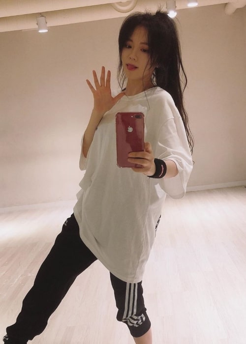 J.Fla as seen in a selfie taken while striking a pose in October 2019