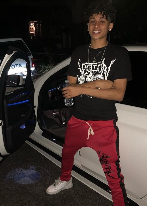 Jaden Delarosa as seen while posing for the camera in North Hollywood, California, United States in July 2019
