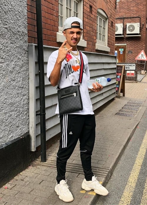 Jake Mitchell as seen while posing for the camera in July 2019