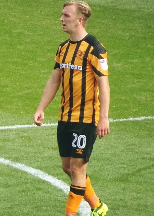 Jarrod Bowen as seen in a picture taken while he was playing for Hull City on August 19, 2017