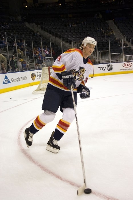 Jay Bouwmeester with the Florida Panthers in 2005