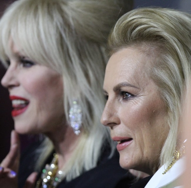 Jennifer Saunders (Right) and Joanna Lumley as seen at the Australian premiere of 'Absolutely Fabulous' in July 2016