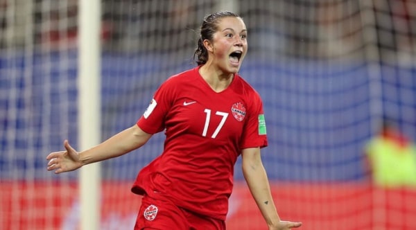 Jessie Fleming during a Match against New Zealand in June 2019